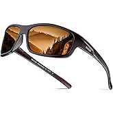 BEALER Polarized Sports Sunglasses for Men Lightweight TR90 Frame Sun Glasses Driving Cycling Fishing UV Protection Shades