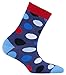 socks n socks-Kids 5pk Fun Cotton Colorful Crew Socks Gift Box-Large
