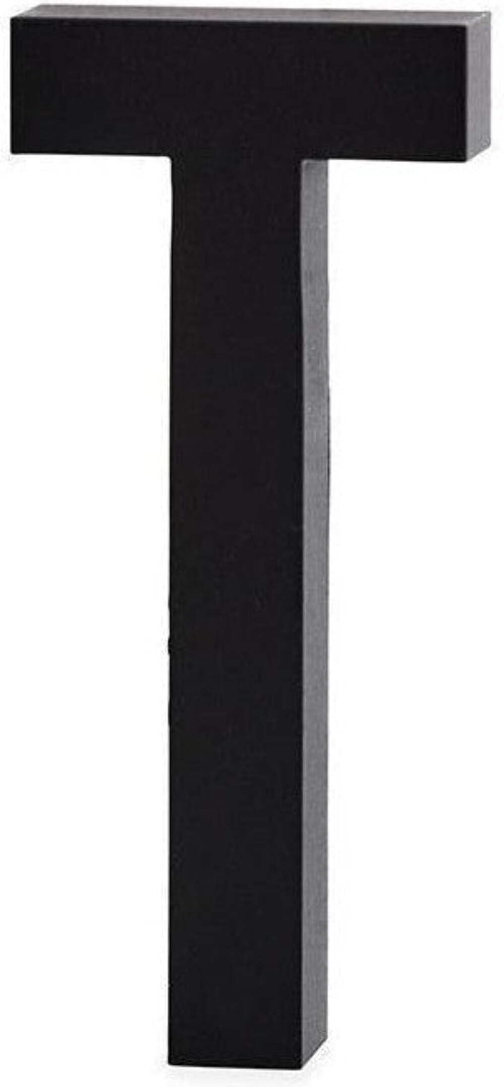 Design Letters Floating House Letters (A-Z) | Aluminium House Numbers | Modern Door Numbers Black | 50mm House Signs Designed in Denmark | Alphabet for Street, Home, Address, Front Door, Apartment