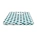 DII Hard Sided Collapsible Fabric Storage Container for Nursery, Offices, & Home Organization, (11x11x11) - Honeycomb Teal