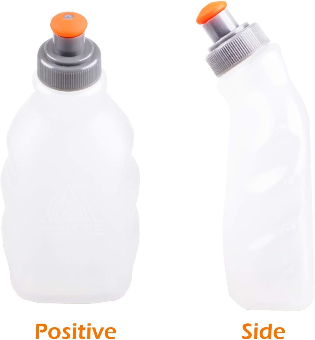 TRIWONDER Running Water Bottle Leakproof Small Hydration Flask for Sports Hiking Cycling Fits Vest Pack Belt (PP - 250ml - 2 Pack) - Image 4