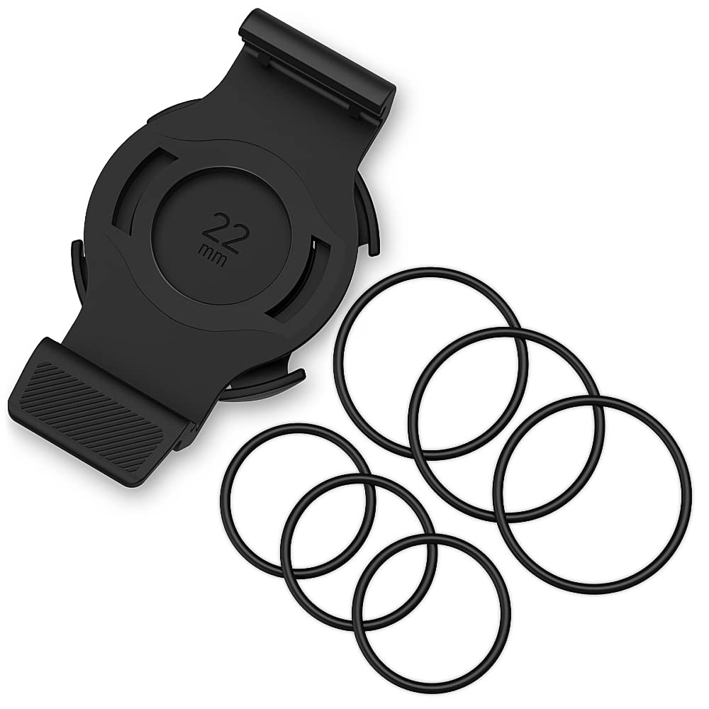 TUSITA QuickFit Quarter-turn Bike Mount Compatible with Garmin Fenix 6, Fenix 7, Quatix 6 Titanium - Smartwatch Bicycle Bracket Holder - Bicycle Combo Extended Mount Road MTB Accessories