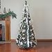 Northlight 6' Pre-Lit Slim Silver and Gold Decorated Pop-Up Artificial Christmas Tree - Clear Lights