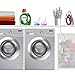 JClover Reusable Washing Machine Floating Lint Mesh Bag Portable Washer Lint Catcher, Hair Filter Net Pouch, Washer Hair Catcher, Washing Machine Lint Trap for Household Tool, 6 Pieces