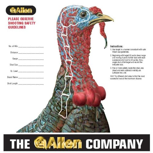 Allen Turkey Sight-In Target (Pack of 12)