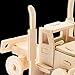 Wooden 3D Puzzles Truck Kit Build Car Wooden Truck Kit Car Model World Puzzle 20-pcs Wood Puzzle Car Model Kit (American Truck)