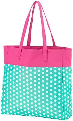 Special Edition High Fashion Print Tote Bag Can Be Personalized Perfect for Bridal Party Shower Gifts (Hadley Bloom SE)