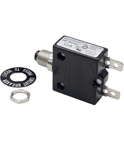 kureha⭐️36 KUOYUH 98 Series Push Button Circuit Breaker Solutions: 3A