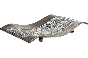 Creative Scents Schonwerk Centerpiece for Dining Room -Crackled Mosaic Design- Home Coffee Table Decor Decorations Centerpiec