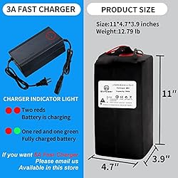 BtrPower 48V Ebike Battery 48V 18AH LiFePO4 Battery