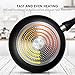 Nonstick Frying Pan 11 Inch Stir Fry Pan Suitable for Induction Cooker Hard-anodized Nonstick Omelette Pan with a Soft Removable Handle, Scratch-resistant Surface PFOA Free, Black