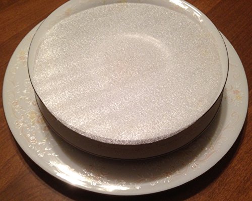 White Foam Plate Dividers 44-7" Diam