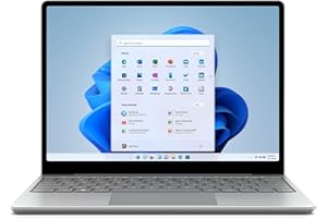 Microsoft Surface Laptop Go 2 (2022): 12.4" Touchscreen Laptop (Intel Core i5/8GB RAM/128GB SSD/Windows 11) Platinum - Englis
