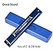 Harmonica ,Key of C,24 Holes Musical Instrument Accessories,Blues Harmonica for Adults and Children