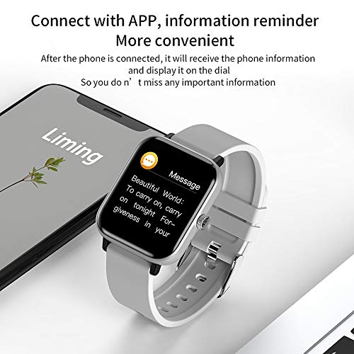 DALADA Smartwatch, 1,4 inch touchscreen-fitnesshorloge, fitnesstracker met hartslagmeter, smartwatch met stappenteller… - Image 6