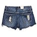 Blostirno Women's Denim Shorts Cuffed Short Jeans Pants