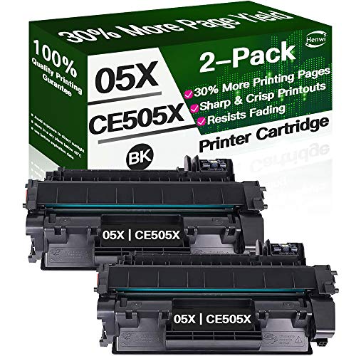 ایگرد | قیمت و خرید Henwi Compatible Toner Cartridge Replacement for HP  CE505X 05X 05A CE505A (Black，2-Pack)