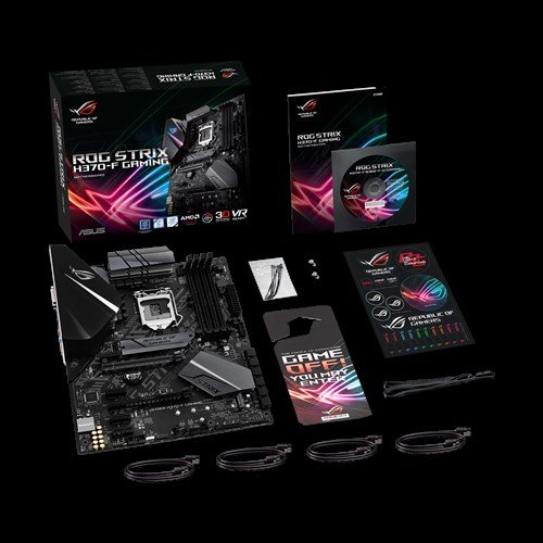 ASUS ROG Strix H370-F Gaming LGA1151 (Intel 8th Gen) DDR4 DP HDMI DVI M.2 H370 ATX Motherboard with USB 3.1 Gen2