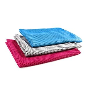 Biange Cooling Towel (3 pack) for Sports, Workout, Fitness, Gym, Yoga, Golf, Pilates, Travel, Camping & More