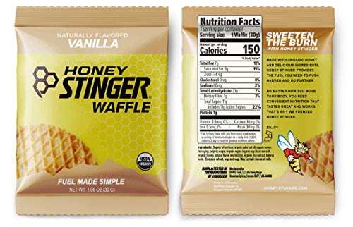 Honey Stinger Organic Waffles - Variety Pack - 14 Count - 2 of Each Flavor - Energy Source for Any Activity - Honey, Chocolate, Caramel, Gingersnap, Vanilla, Strawberry & Lemon