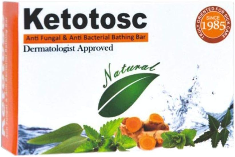 Ketotosc Antifungal And Antibacterial Soap 75 Grams (Pack Of 3)