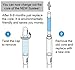 IPPINKA Sustee Aquameter, White, Small, Set of 2 - Soil Moisture Meter for Potted Plants - Plant Water Sensor (Refillable Style)