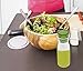 Salad Dressing Shaker Bottle - Great Salads and Cooking - Sealing Rubber Topper