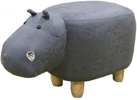 Amazon Co Jp 座れる動物シリーズ アニマルスツール ファブリック キッズスツール 北欧 チェア イス 椅子 玄関 用 おしゃれ 可愛い ベンチ ウシ カバ ゾウ サイ ブタ カバ黒 ホーム キッチン