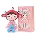 Me Too Keppel Stuffed Red Sheep Girl Baby Dolls Plush Toys 18 inches