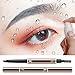 Eyebrow Tattoo Pen,Eyebrow Pencil,Waterproof & Smudge-Proof Eyebrow Pen with Brush,Creates Natural Looking Brows 2 packs