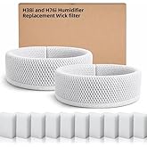 2 Pack Replacement Wick Filter for Blueair Dreamwell H38i H76i Humidifier | with Extra 10 Aroma Pads, 1 Gallon/2 Gallon Option