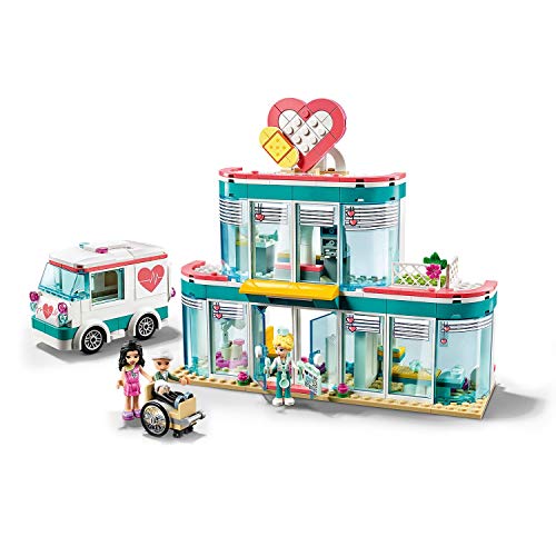 LEGO 41394 Friends Krankenhaus von Heartlake City, Spielzeug ab 6 Jahren mit Mini Puppe Emma und Krankenwagen – Bild 3