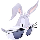 Sun-Staches Looney Tunes Sunglasses | Bugs, Taz or Marvin Costume Accessory | UV 400 | One Size Fits Most