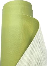 A-Express Grained Faux Leather Fabric Waterproof 2m Pistachio 140cm Wide