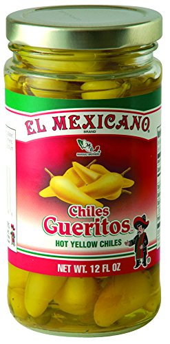 El Mexicano Chiles Gueritos 12 oz