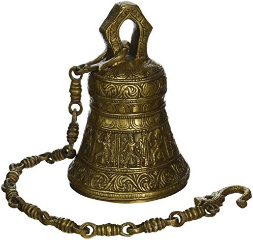 Dashavatar Temple Hanging Bell - Brass Statue