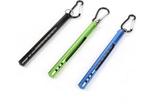 SUPVOX Fishing Thermometer Portable Pencil Type Water Temperature Gauge with Carabiner Clip for Outdoor Angling in Fahrenheit