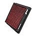 Upgr8 U8701-1301 Hd PRO OEM Replacement High Performance Dry Drop-in Panel Air Filter (Red)
