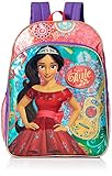Disney Little Girls Elena 16 Inch Backpack, Red, One Size