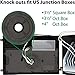 LED Wall-Pack Photo Cell Glass Lens- 60W 5000K Commercial Outdoor Light Fixture (Out-Door Dusk to Dawn Sensor Security Porch Lighting for Industrial Out-Side Photocell)