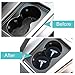 monochef Auto Sport 2.75 Inch Diameter Oval Tough Car Logo Vehicle Travel Auto Cup Holder Insert Coaster Can 2 Pcs Pack Fit Tesla Accessory