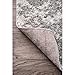 nuLOOM Deedra Modern Abstract Area Rug - 2x12 Runner Rug Modern/Contemporary Grey/Ivory Rugs for Living Room Bedroom Dining Room Entryway Hallway Kitchen