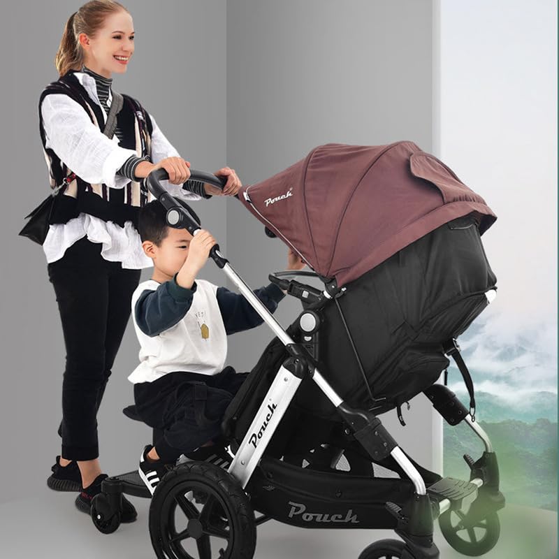 LBOYLOVE® Stroller Board,Universal Stroller Board with Detachable Seat,Buggy Board Suitable for Most Brands of Strollers, Universal Prams Accessories for Children from 2-6 Years (25 kg)