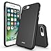 MoboZx iPhone 7 Plus case, [Premium Tempered Glass Screen Protector Included] Dual-Layer Slim Protective Anti-Slippery Scratch-Resistant Shockproof Bumper for iPhone 7 Plus (Combo_Black)