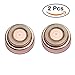Hair Remover Replacement Heads for Finishing Touches Flawless, On The Upper Lip, Chin and Cheeks 18K Gold-Plated, 2 Counts