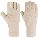 MOUNT TEC Unisex UV Protective Fingerless Gloves UPF 50+ Summer Sun Glove for Outdoor Fishing Cycling Hiking Driving Kayaking