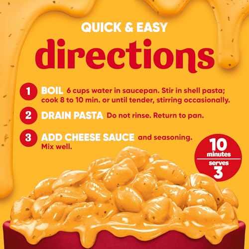 VELVEETA PIZZA FLAVORED SHELLS & CHEESE WITH SHELL PASTA, CHEESE SAUCE AND SEASONING, 10.9 OZ BOX