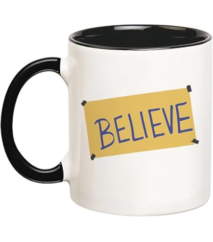 Silver Buffalo Ted Lasso Believe - Tazza in ceramica scolpita in 3D, 590 ml