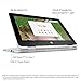 HP Chromebook x360 11-inch Convertible Laptop, Intel Celeron N3350, 4GB RAM, 32GB eMMC storage, Chrome OS (11-ae040nr, White)