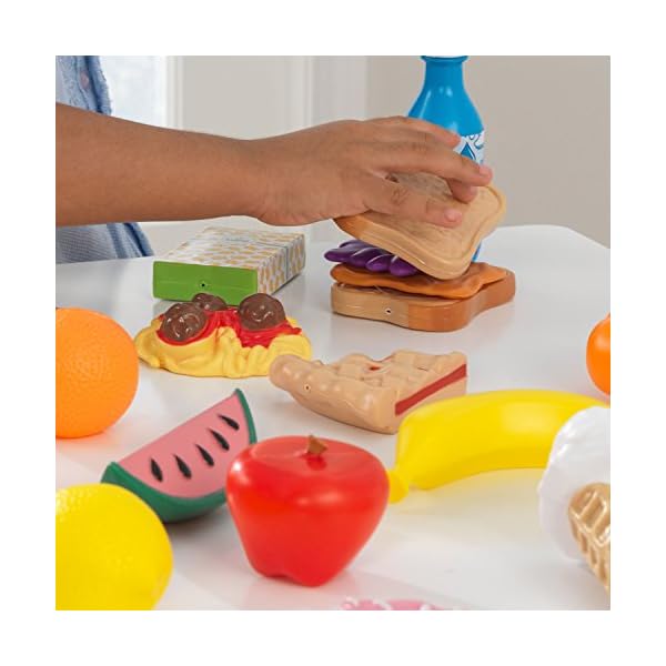 KidKraft 63509 30 Spielzeug-Lebensmittel, bunt – Bild 8
